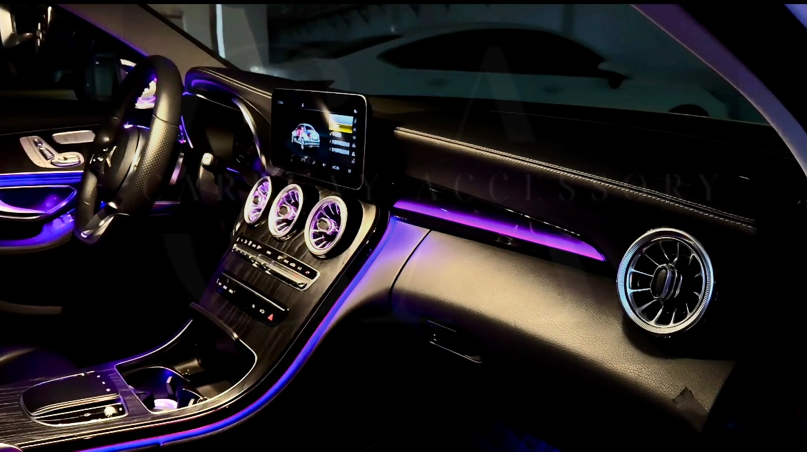 AÉRATEURS LED LUMINEUX - MERCEDES-BENZ CLASSE C / GLC (2015-2022)