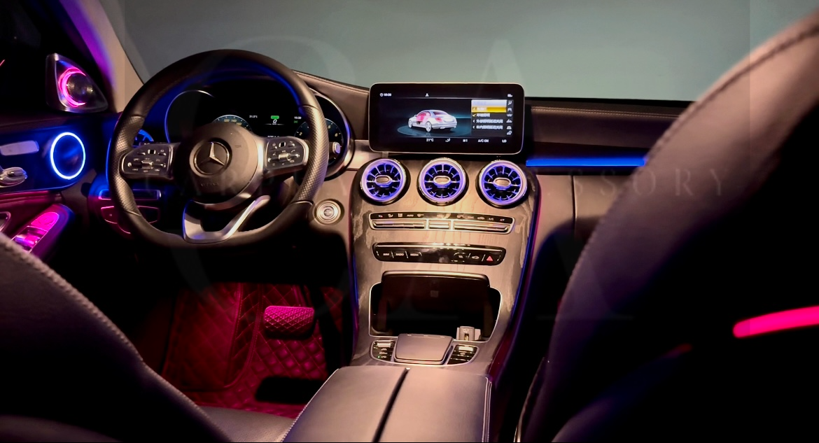 AÉRATEURS LED LUMINEUX - MERCEDES-BENZ CLASSE C / GLC (2015-2022)