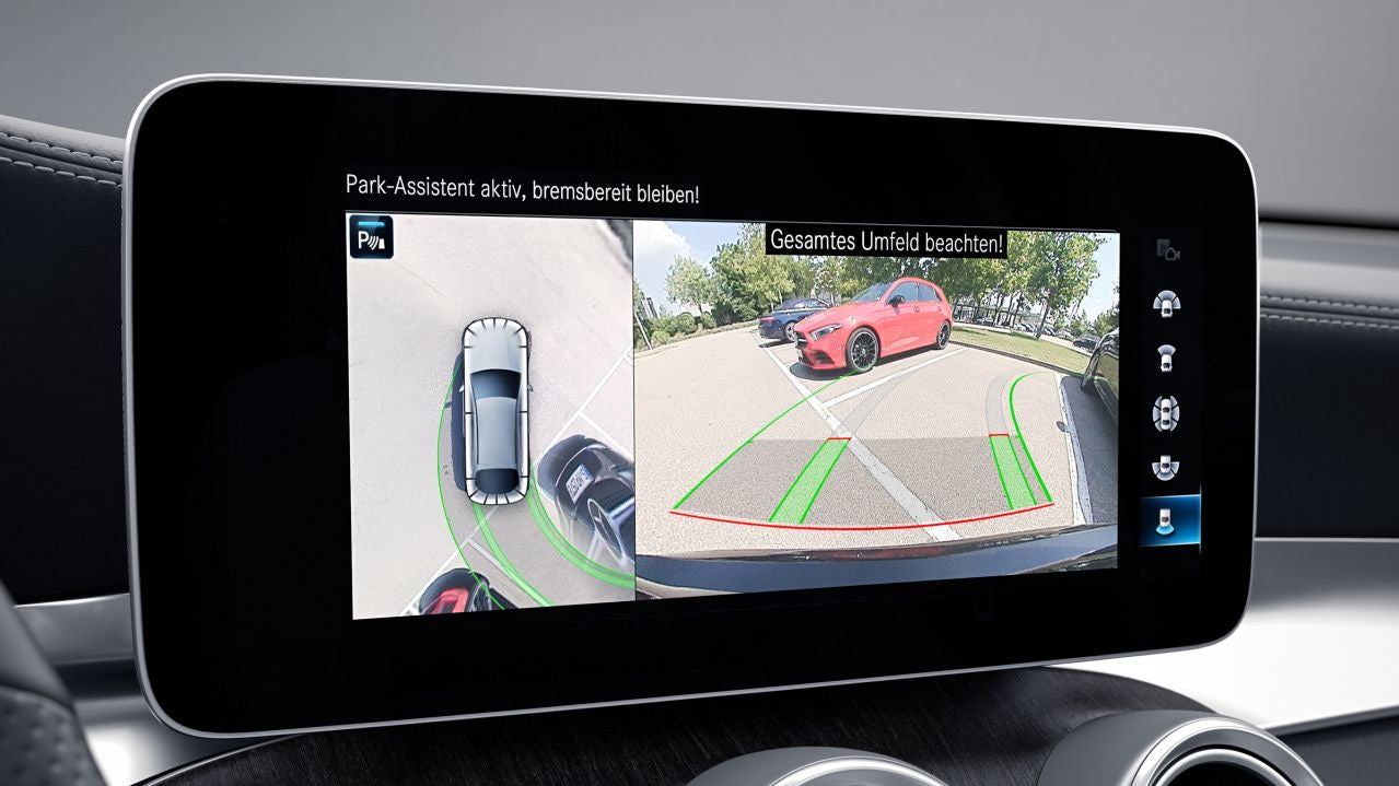 CAMÉRA DE RECUL DYNAMIQUE - MERCEDES-BENZ CLASSE A / GLA / GLC (2013-2022)