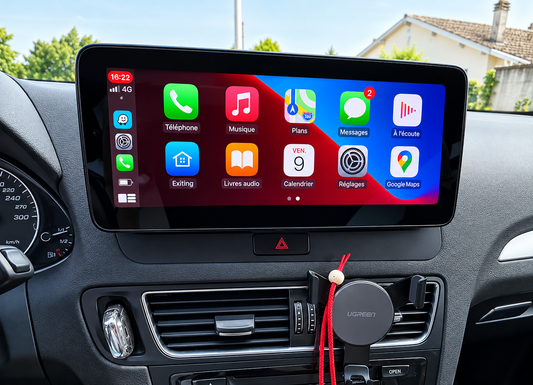 CARPLAY - AUDI Q5 (2009-2016) - GRAND ÉCRAN - LINUX