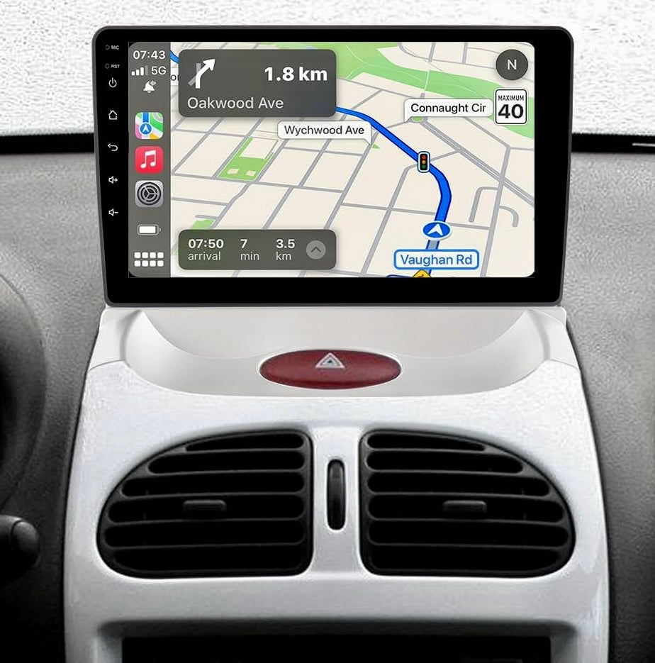 CARPLAY - PEUGEOT 206 (2004-2008)