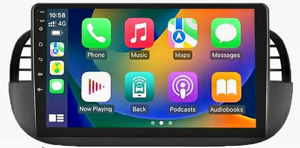 CARPLAY - FIAT 500 (2007-2015) - GRAND ÉCRAN