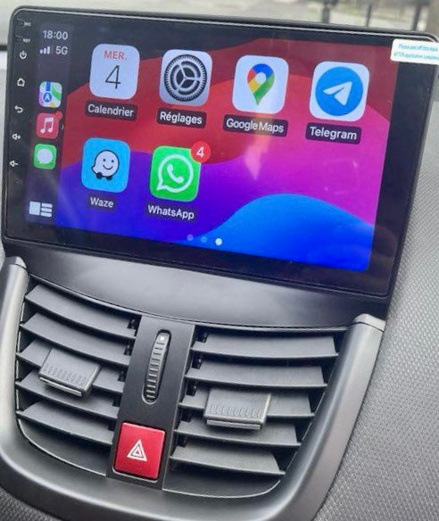 CARPLAY - PEUGEOT 207 (2006-2015)