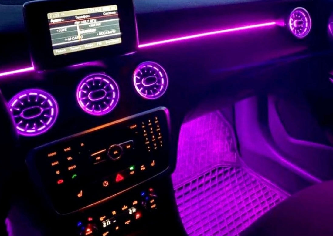 AÉRATEURS LED AVANT LUMINEUX - MERCEDES-BENZ CLASSE A / GLA / CLA (2013-2018)