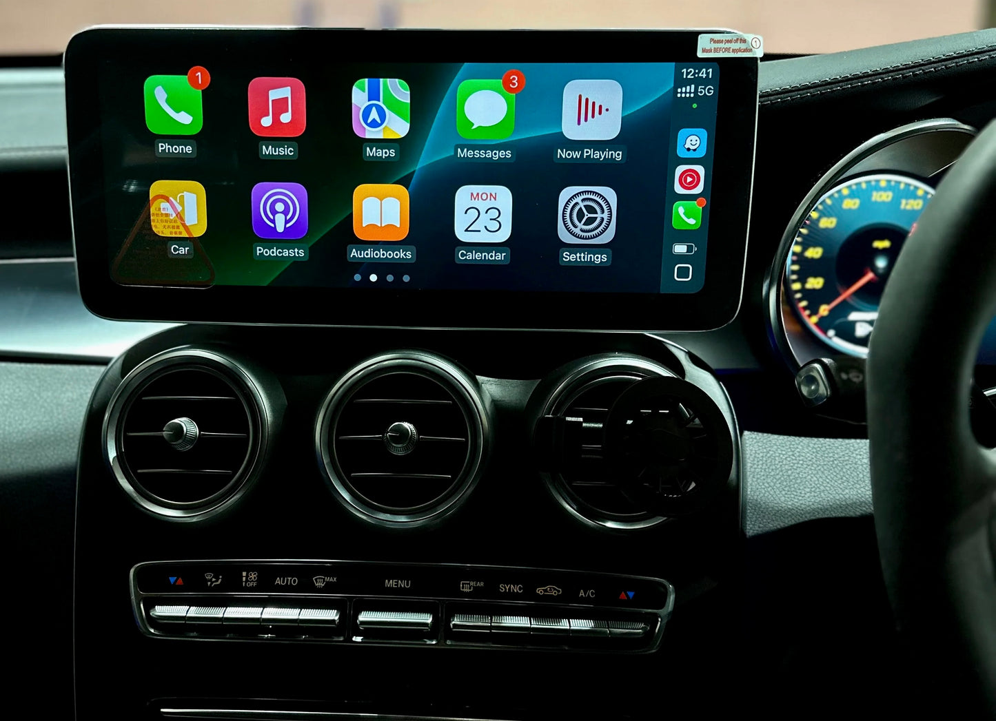 CARPLAY - MERCEDES-BENZ CLASSE C / GLC (2015-2019)