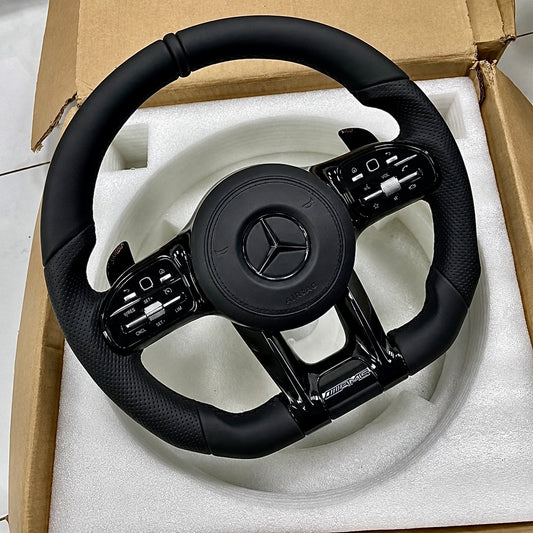 VOLANT - AMG MERCEDES NOIR INTENSE – CLASSE A, CLA, GLA, C, GLC, GLE & E (2013-2022)