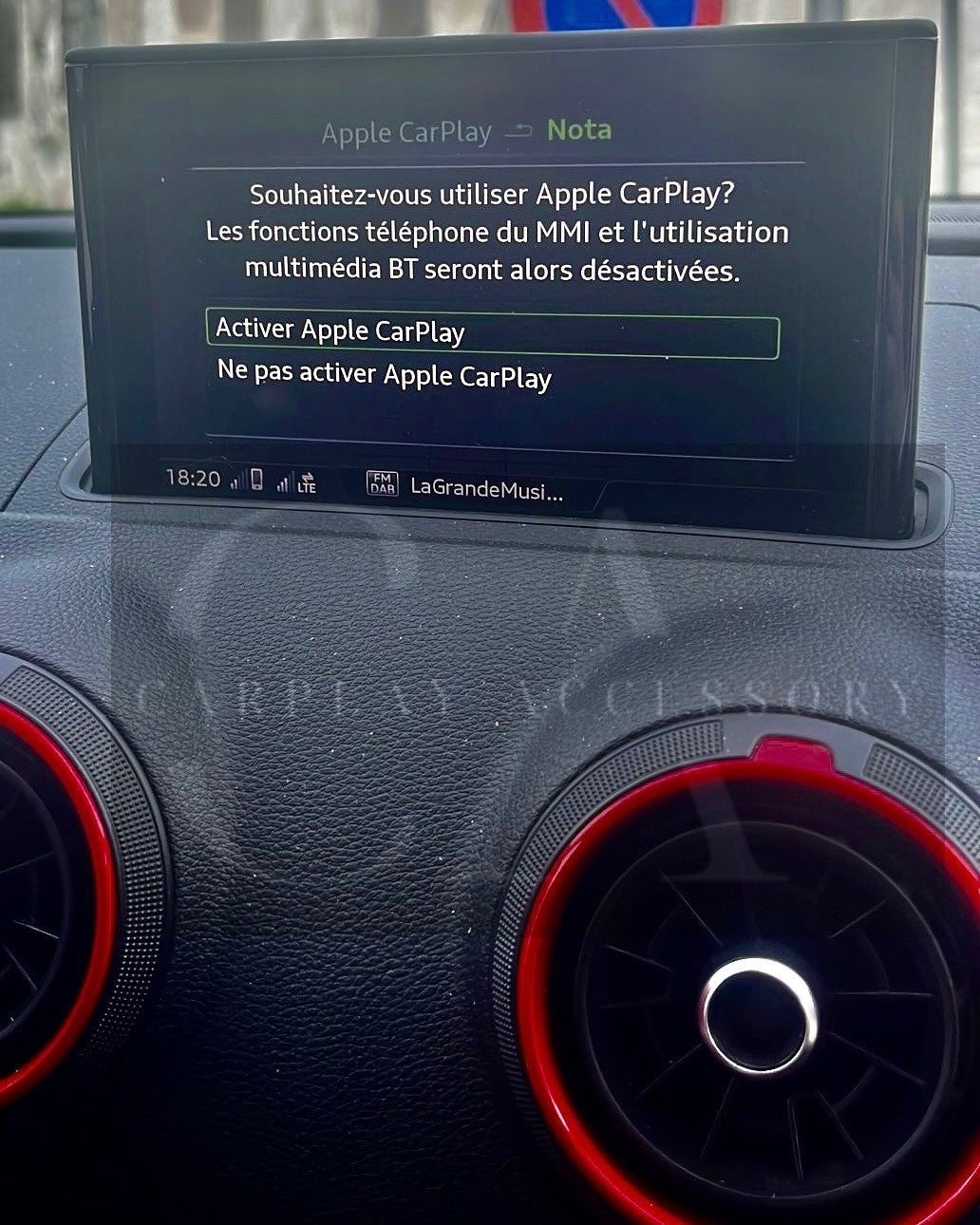 ACTIVATION CARPLAY - AUDI (2015-2023)