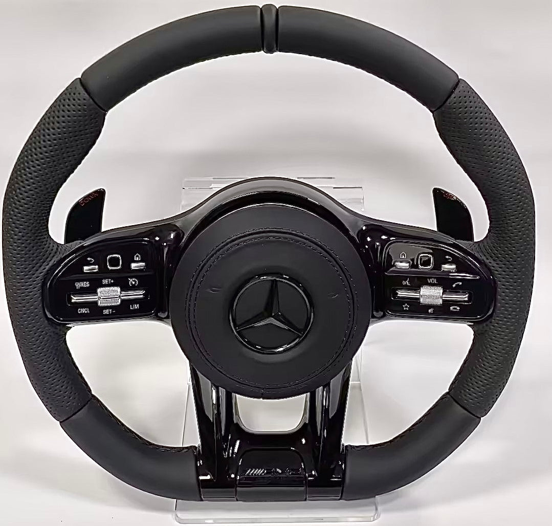 VOLANT - AMG MERCEDES NOIR INTENSE – CLASSE A, CLA, GLA, C, GLC, GLE & E (2013-2019)