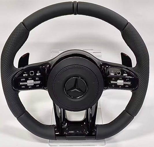 VOLANT - AMG MERCEDES NOIR INTENSE – CLASSE A, CLA, GLA, C, GLC, GLE & E (2013-2022)