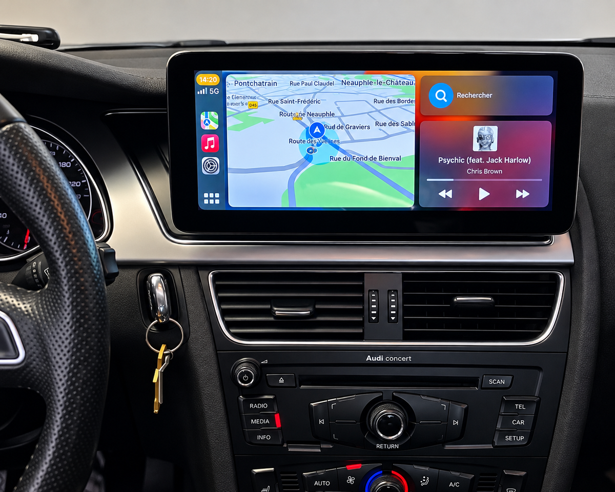 CARPLAY - AUDI A4 / A5 (2009-2016) - GRAND ÉCRAN - LINUX