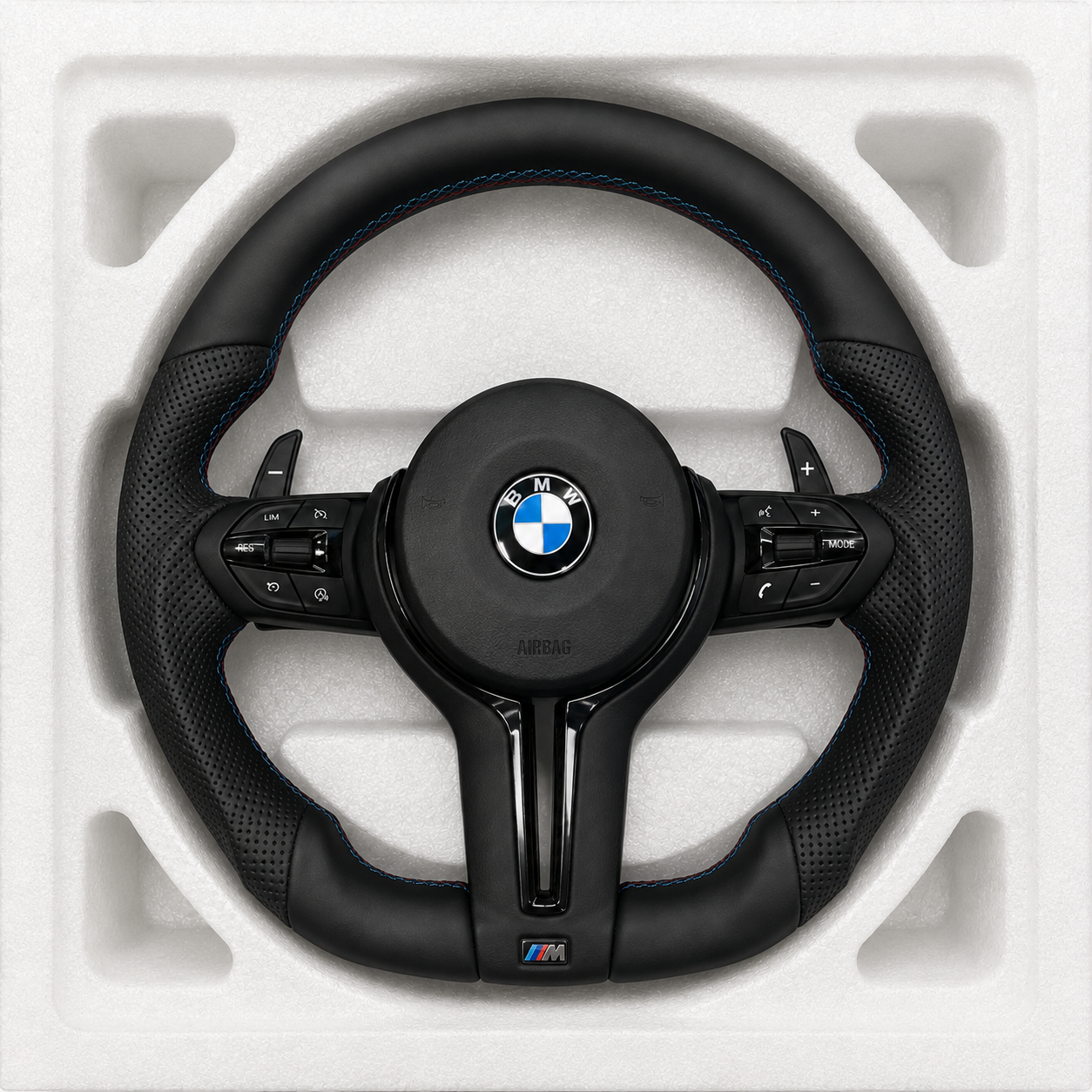 VOLANT - BMW M PERFORMANCE MEPLAT - CUIR (2006-2021)