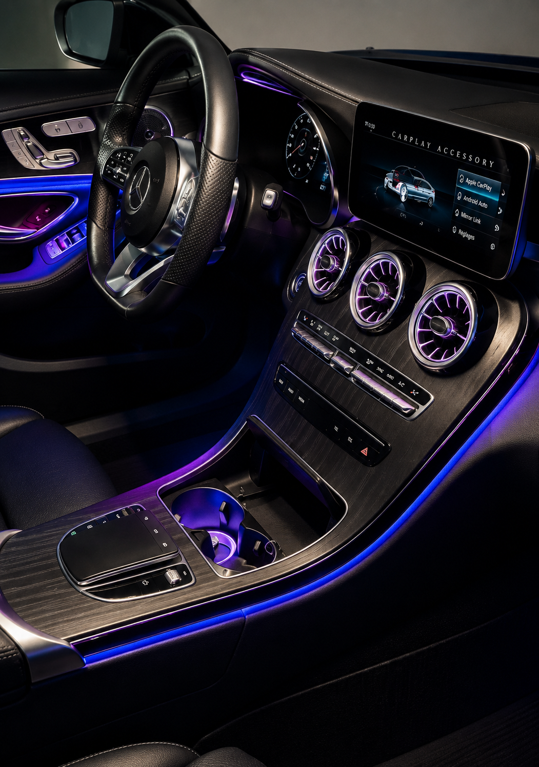 Ambientes LED-Licht - Mercedes-Benz C-Klasse / GLC (2015-2022)