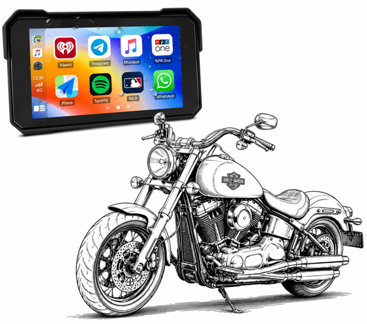 MOTOPLAY 5" - CARPLAY SANS FIL