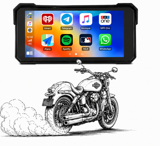 MOTOPLAY 5" - CARPLAY SANS FIL