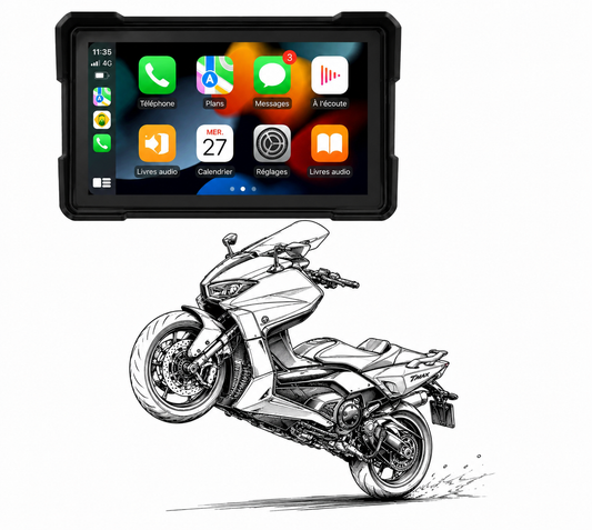 MOTOPLAY 7" - CARPLAY SANS FIL