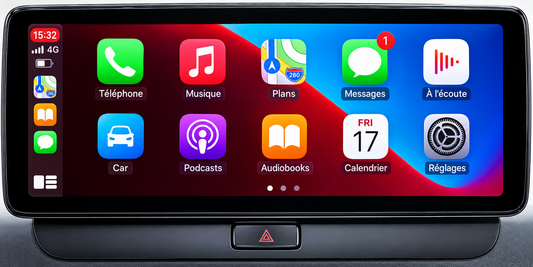 CARPLAY - AUDI Q5 (2009-2016) -  GRAND ÉCRAN - LINUX