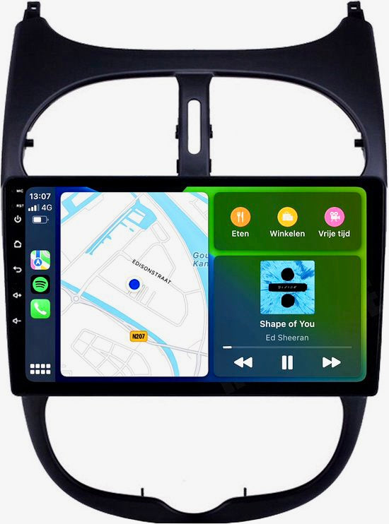 CARPLAY - PEUGEOT 206  (2002-2010)